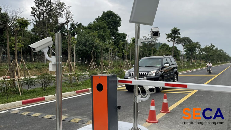 Barie tự động giúp kiểm soát phương tiện qua lại