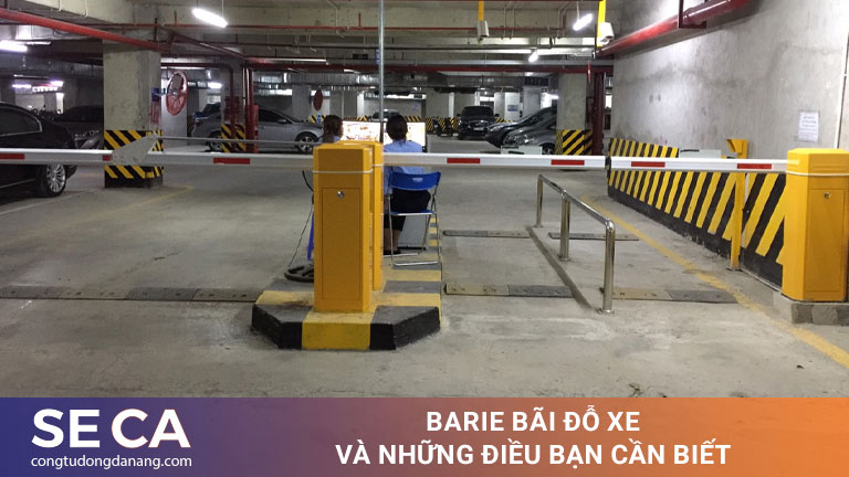 Barie bãi đỗ xe