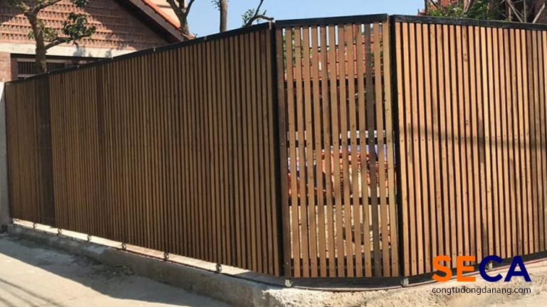 Cổng tự động cung tròn có thiết kế độc đáo