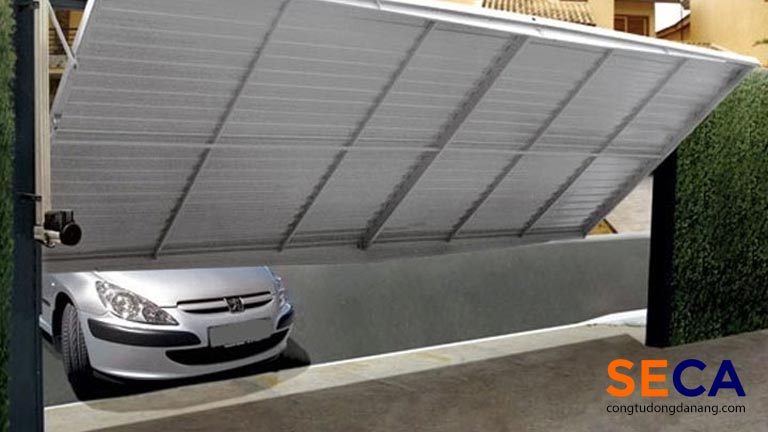 Kiểu thiết kế cổng tự động lật hiện đại