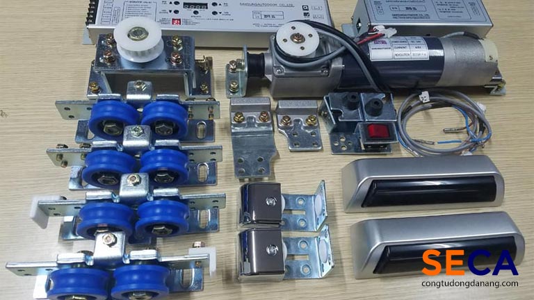 Kiểm tra tất cả linh kiện trước khi lắp đặt motor cổng lùa tự động