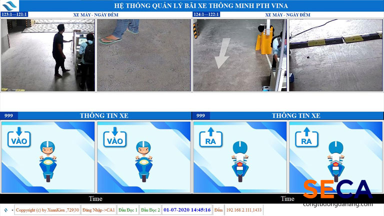 Phần mềm quản lý bãi giữ xe