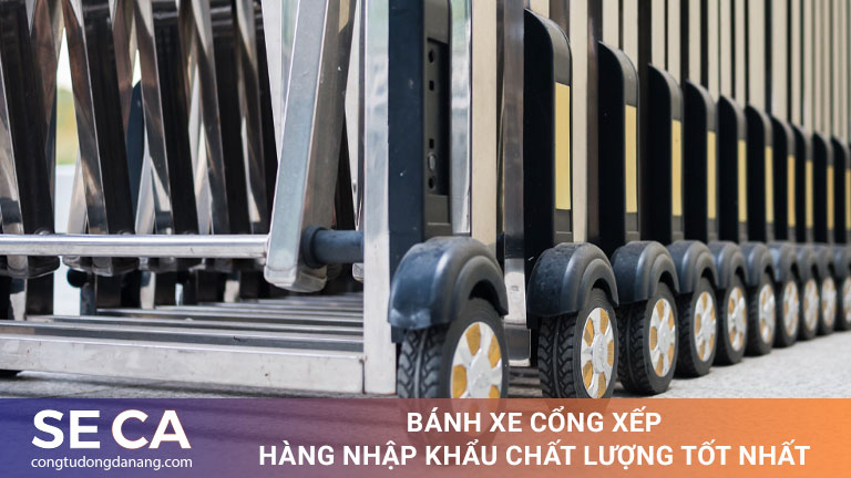 Bánh xe cổng xếp