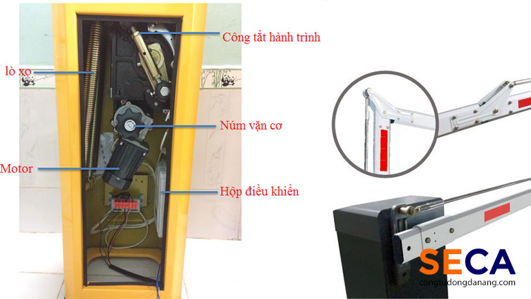 Cấu tạo thanh barrier gấp khúc