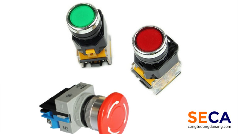 Nút bấm bảo vệ cho cổng xếp