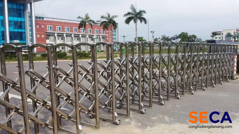 Quy trình lắp đặt cổng xếp không ray