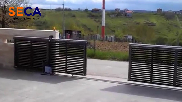 Cổng trượt 2 phía