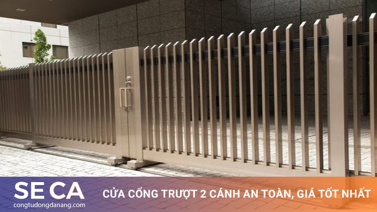 Cửa Cổng Trượt 2 Cánh An Toàn, Giá Tốt Nhất