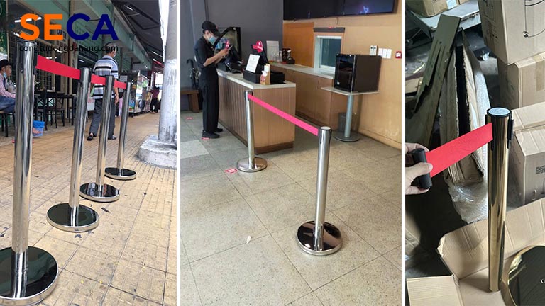 SeCa cho thuê barie dây kéo rút Đà Nẵng giá tốt